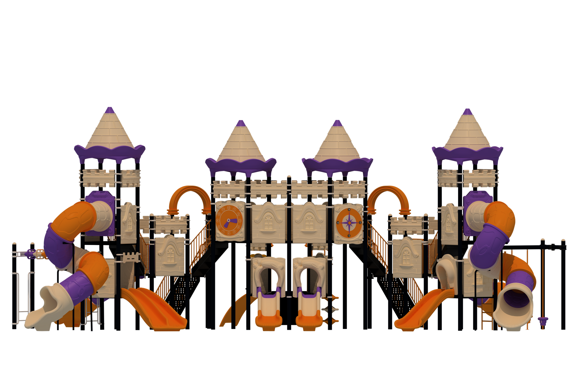 Kale Temalı Oyun Grubu B-200 PRK-208 | Temalı Metal Oyun Grupları | Erse Kent Mobilyaları