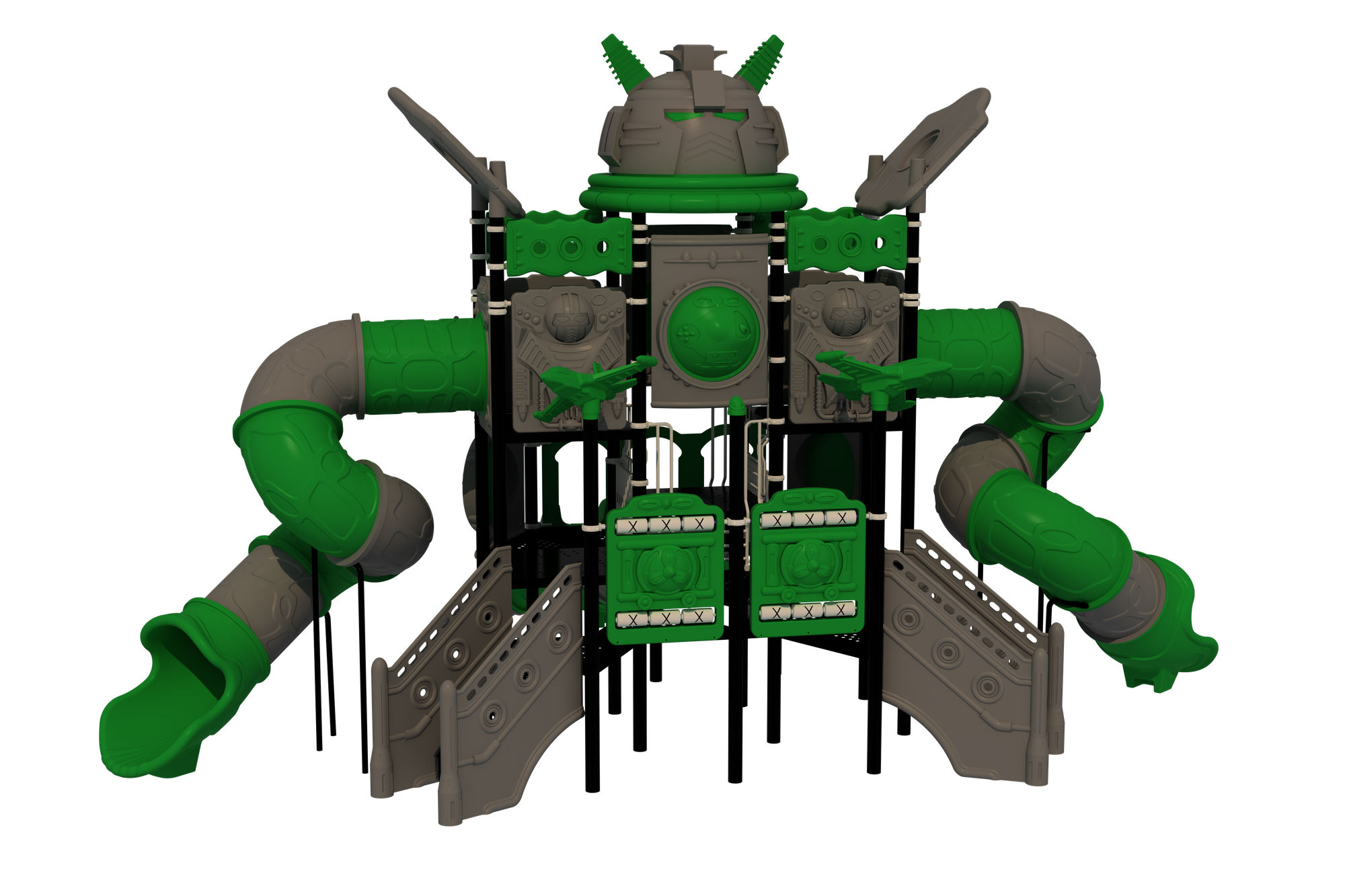 Robot Temalı Oyun Grubu E-500 PRK-502 | Temalı Metal Oyun Grupları | Erse Kent Mobilyaları