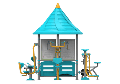 Double Çatılı Fitness Aletleri D-FD-400 | Dış Mekan Spor Aletleri | Erse Kent Mobilyaları