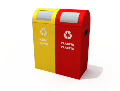 Çöp Kovaları D-CK-3300 | Kent Mobilyaları | Erse Kent Mobilyaları