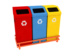 Çöp Kovaları D-CK-3300 | Kent Mobilyaları | Erse Kent Mobilyaları