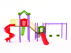 Ekonomik Seri A-01 EKO-08 | Metal Oyun Grupları | Erse Kent Mobilyaları