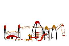Halatlı Tırmanma B-PTR-200 PTR-206 | Parkur ve Halatlı Tırmanma Oyun Grupları | Erse Kent Mobilyaları