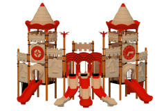 Kale Temalı Oyun Grubu B-200 PRK-204 | Temalı Metal Oyun Grupları | Erse Kent Mobilyaları