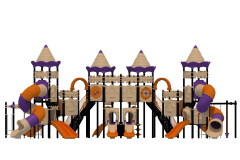 Kale Temalı Oyun Grubu B-200 PRK-208 | Temalı Metal Oyun Grupları | Erse Kent Mobilyaları