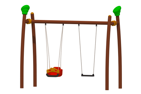 Salıncaklar A-PSL-2100 PSL-2101 | Oyun Elemanları | Erse Kent Mobilyaları