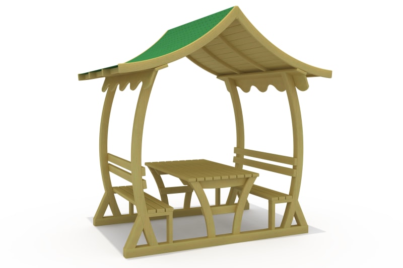 Çatılı ve Çatısız Piknik Masaları C-CPM-3200-PM CPM-3206 | Kent Mobilyaları | Erse Kent Mobilyaları