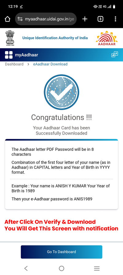Get Aadhaar Card Online