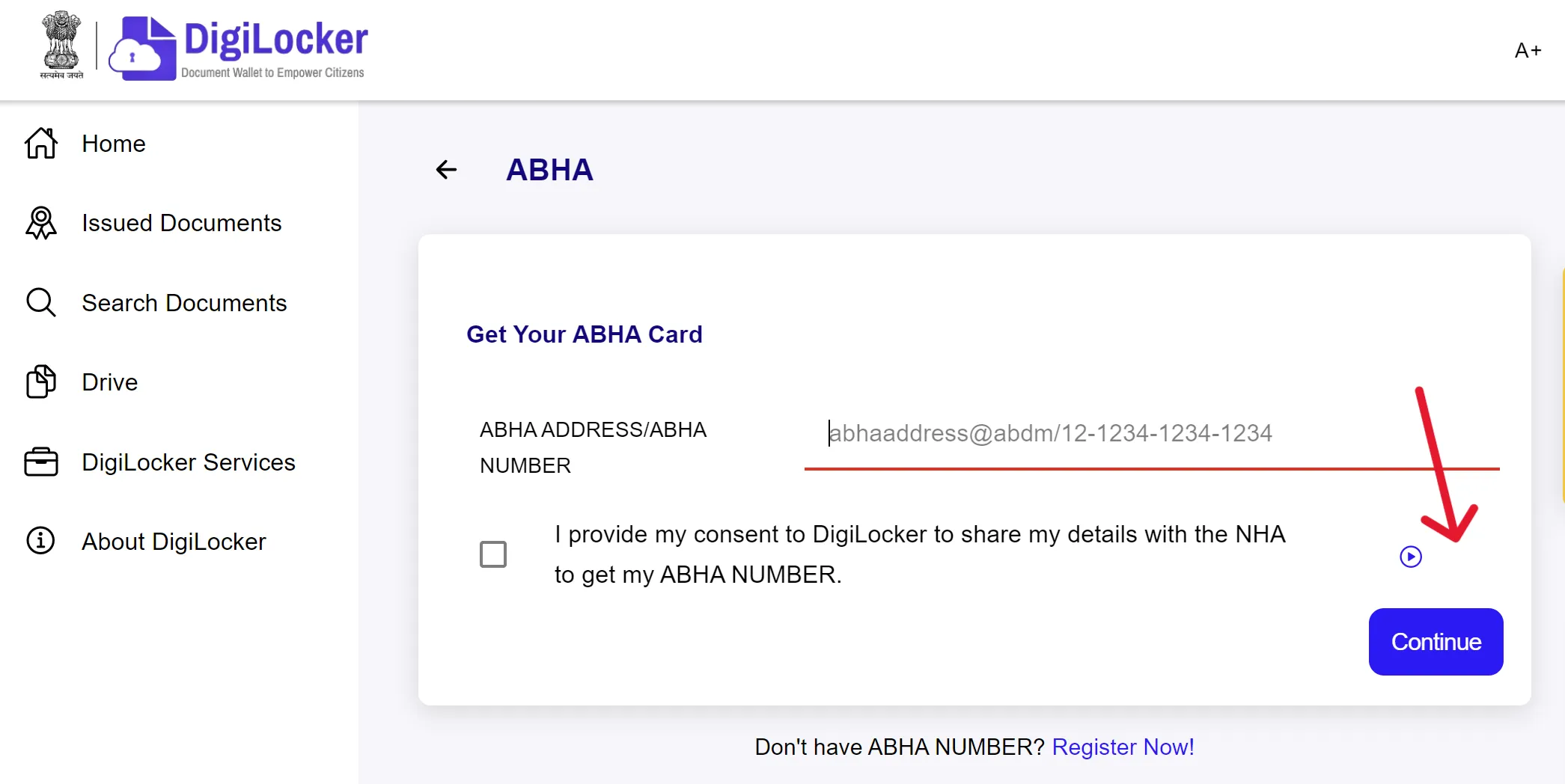 ABHA Download Card