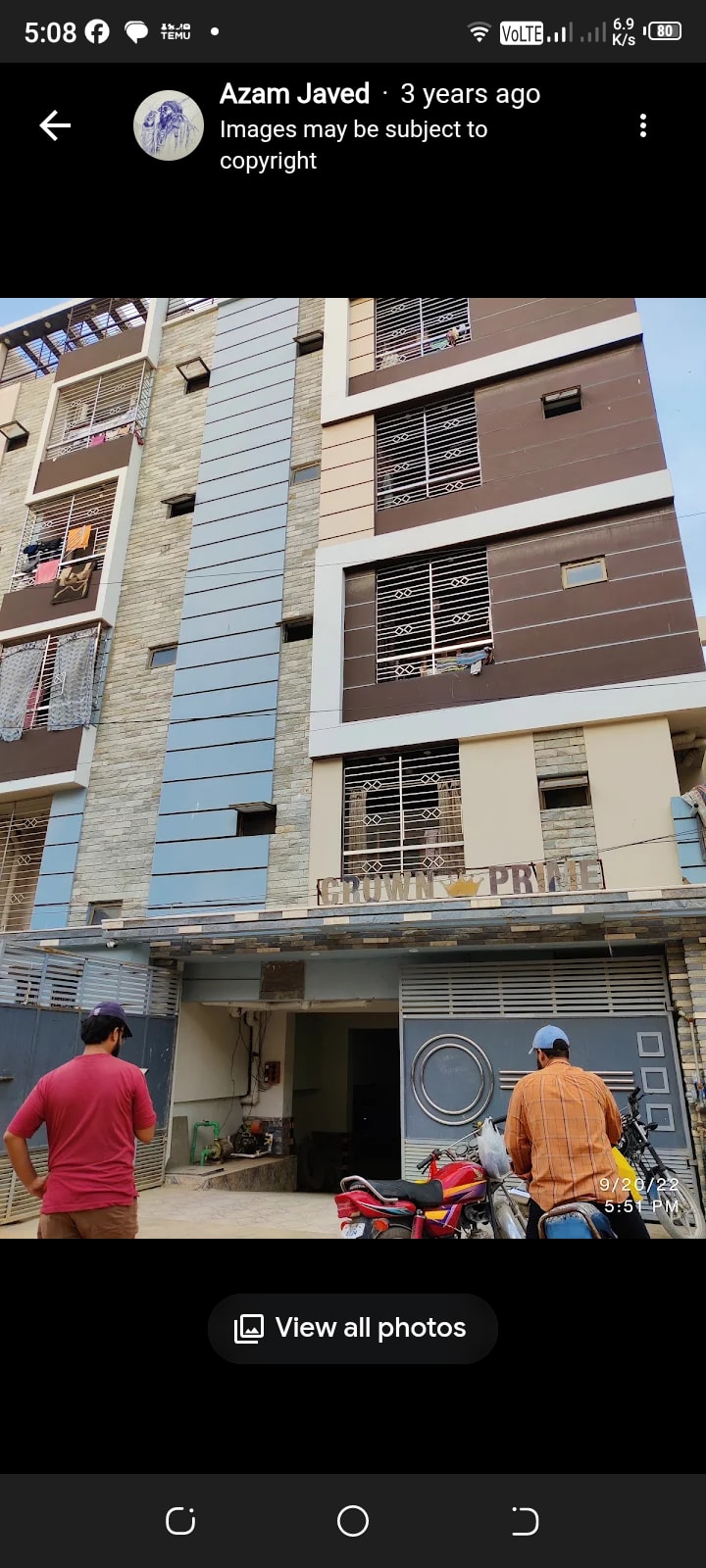 Ground floor apartment for sale with the large basement