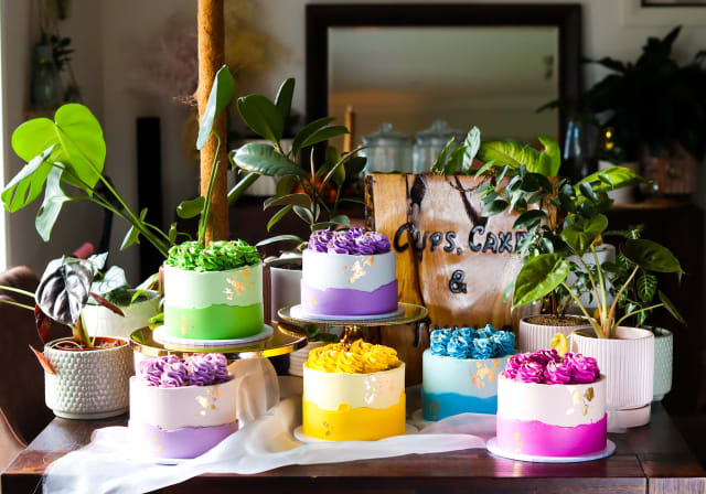 Vanilla Sprinkles Cake