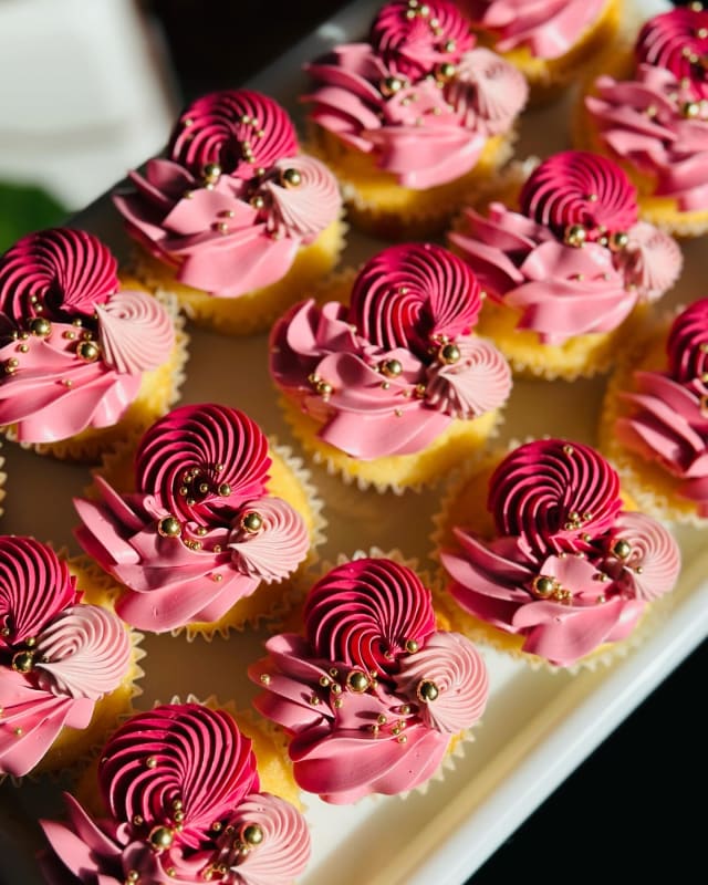 Custom Cupcakes - Three tones