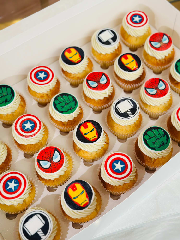 Custom Cupcakes With Edible Images