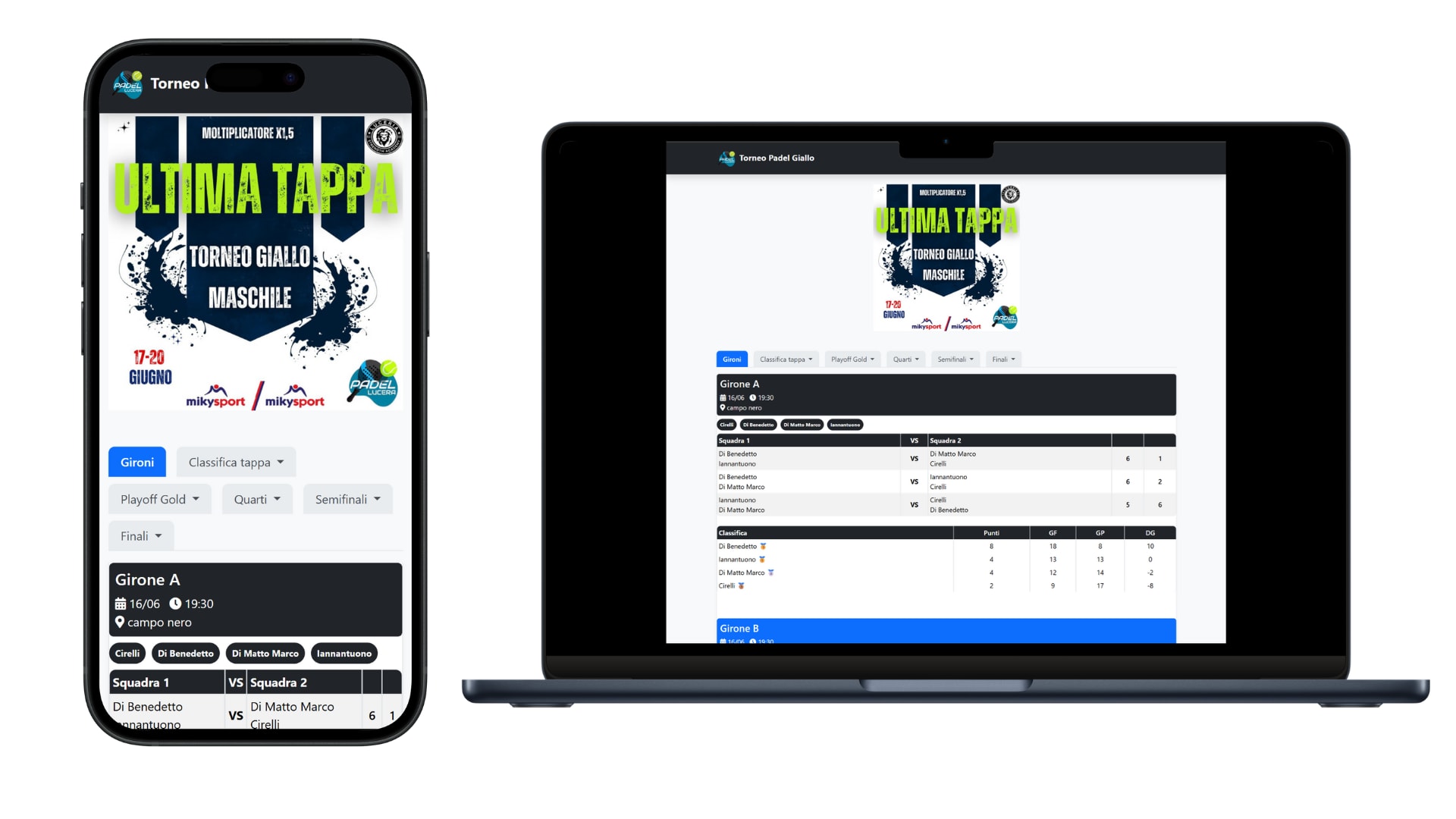 Padel Turniermanager