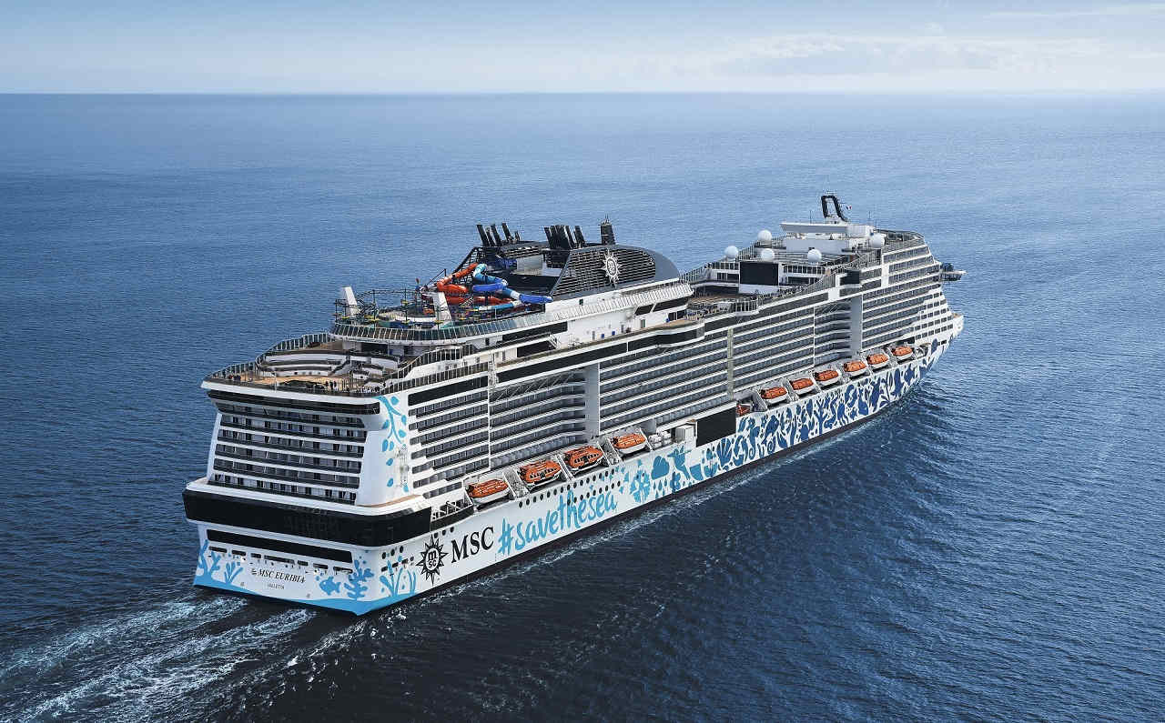 Nord Europa e MSC Euribia da Copenaghen