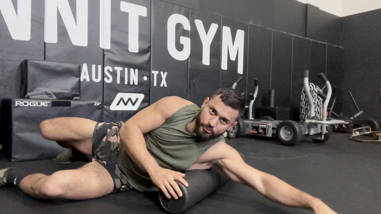Foam Roll Lats