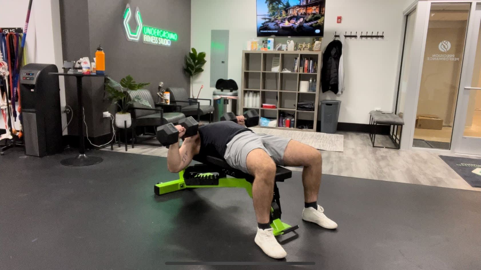 Dumbbell Flat Chest Press