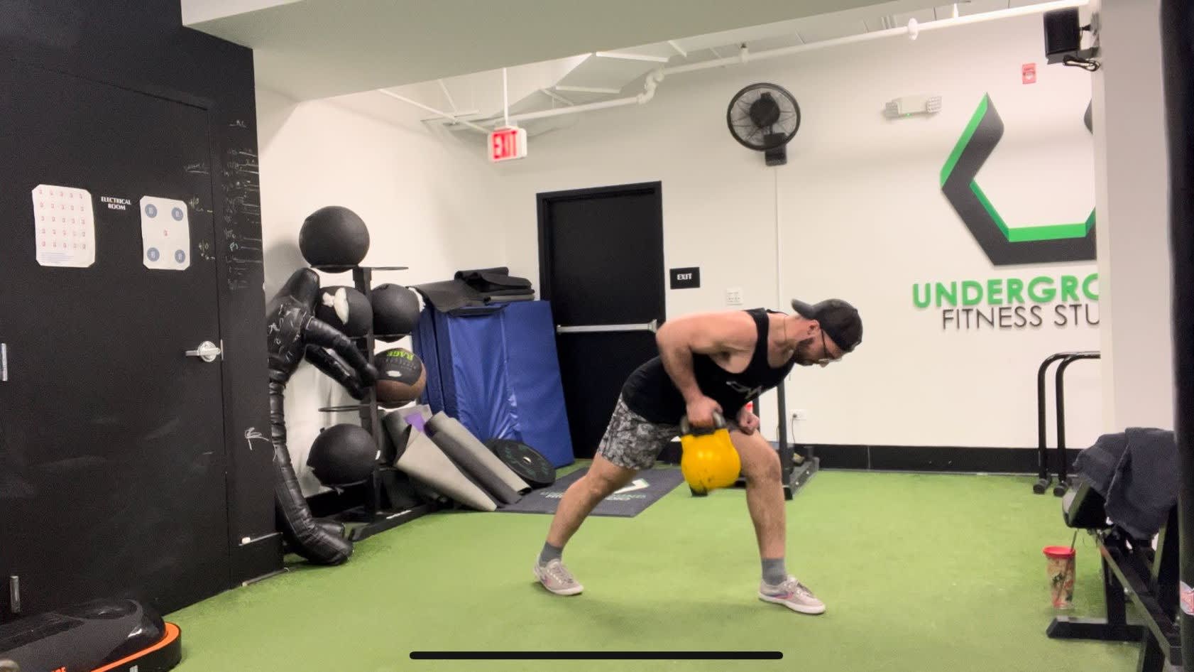 Single Arm KB Bent Over Row