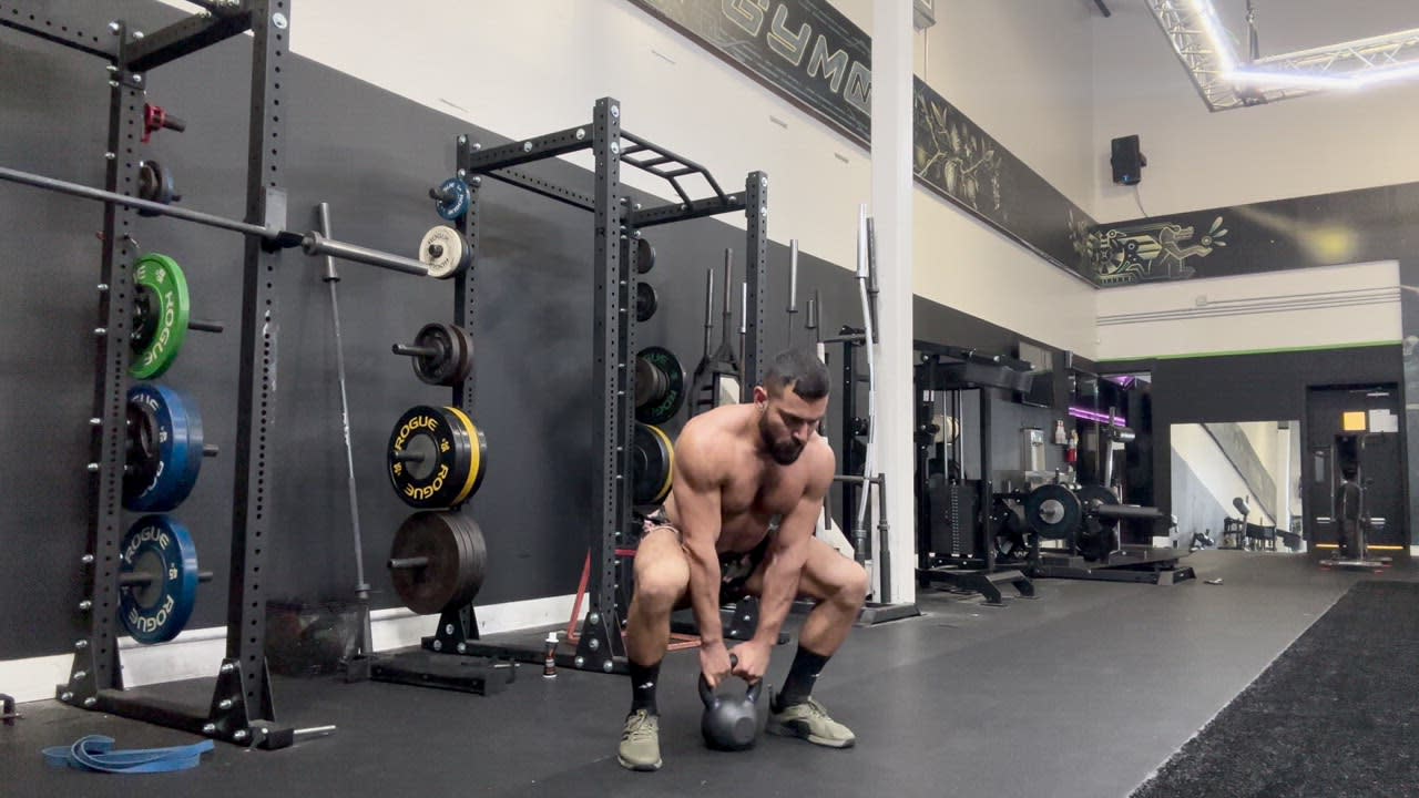 Kettlebell Explosive Deadlift