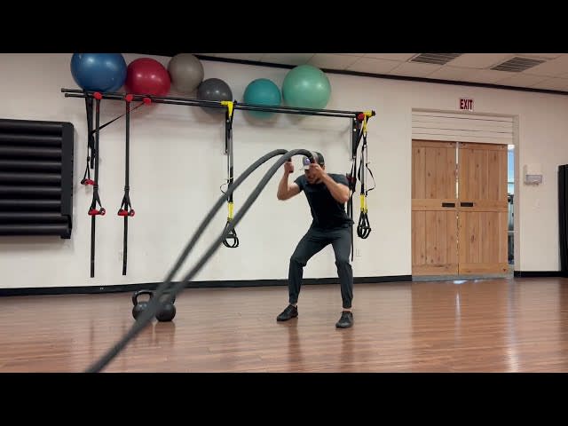 Battle Rope Slams
