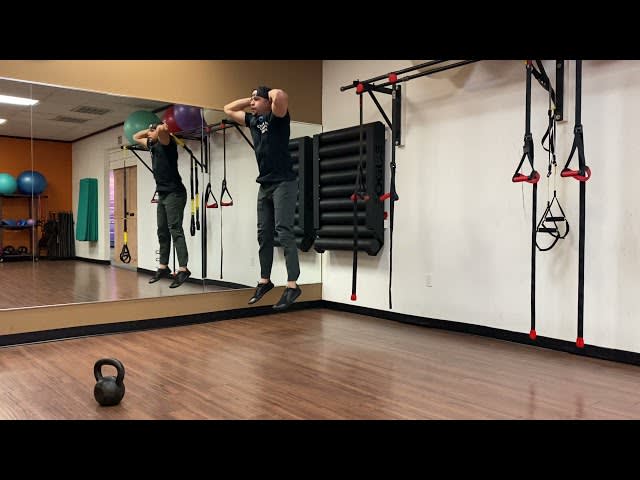 Prisoner Squat Jumps