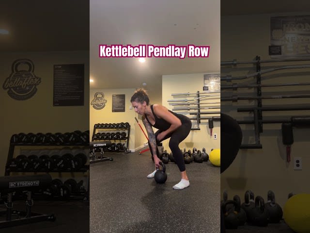 Kettlebell Pendlay Row