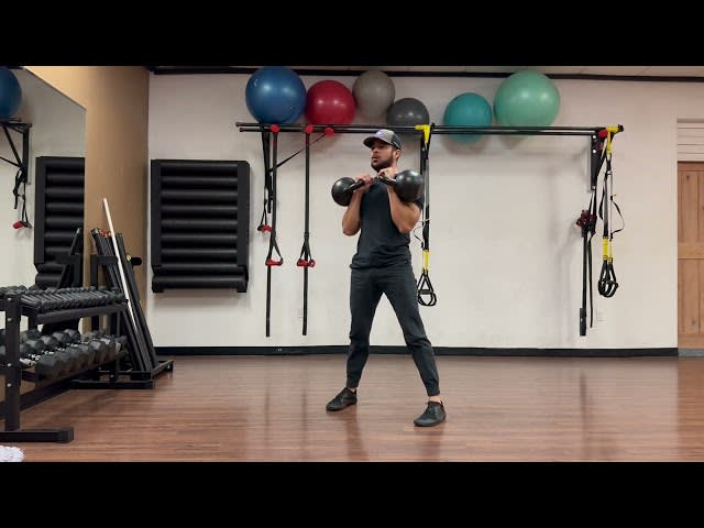 Double Kettlebell Clean