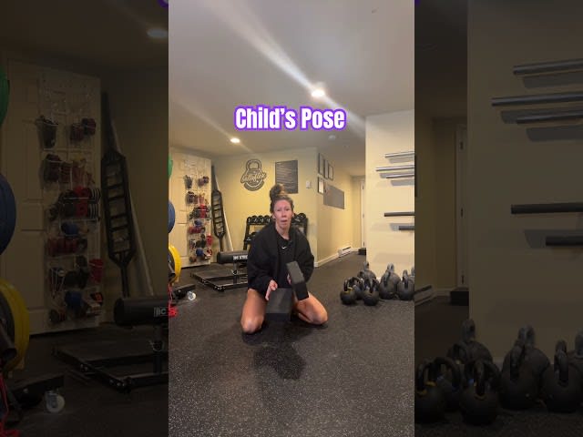 Child's Pose Breathing