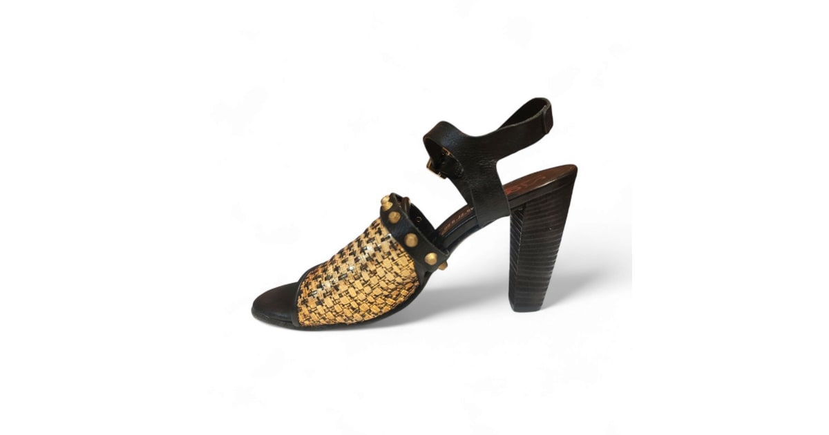 A.S.98 Brysol Leather Heeled Sandals