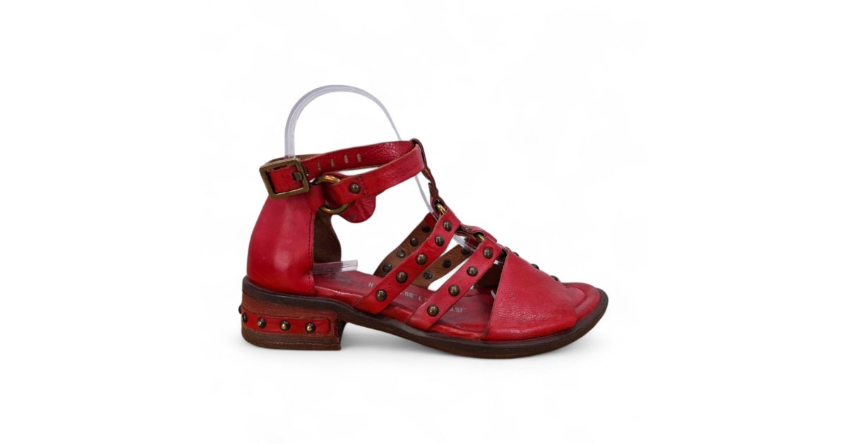 A.S.98 Gea Leather Sandals