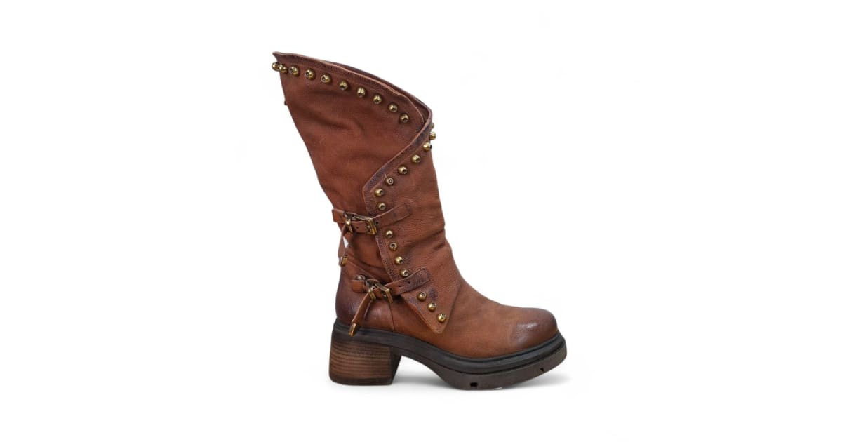 A.S.98 Easton Leather Mid-Calf Boots