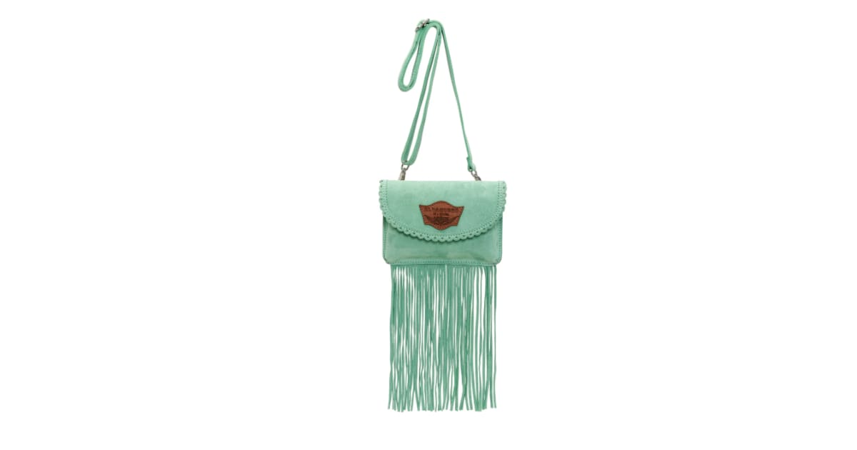 El Vaquero Lara Silverstone Teal Mini Bag