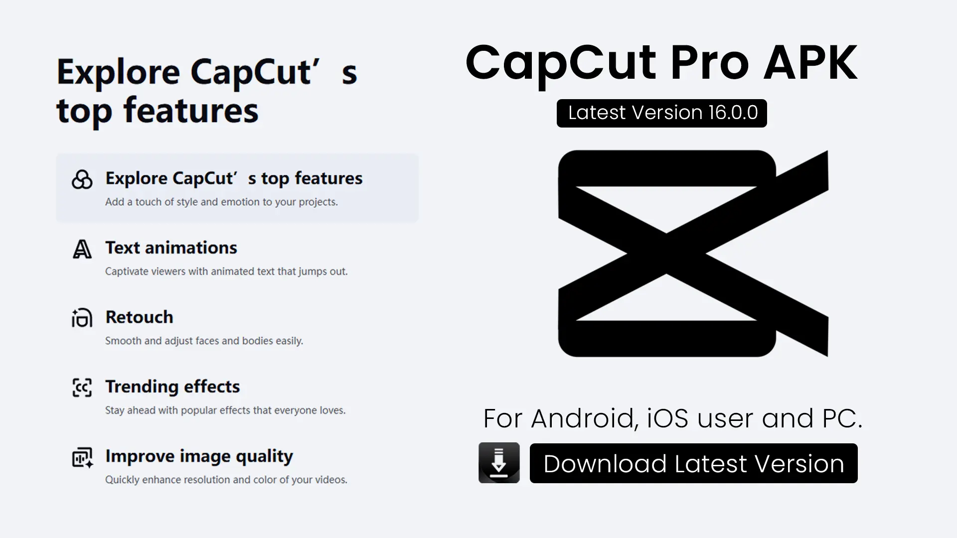 CapCut Pro APK - Latest Version with New Templates