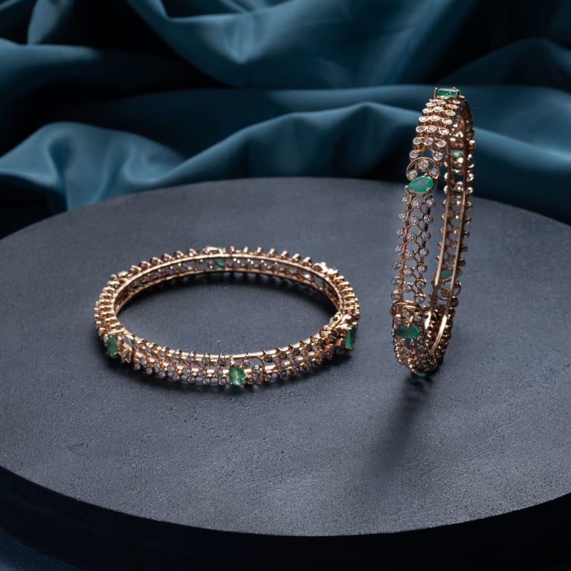 Modern Diamond Bangles