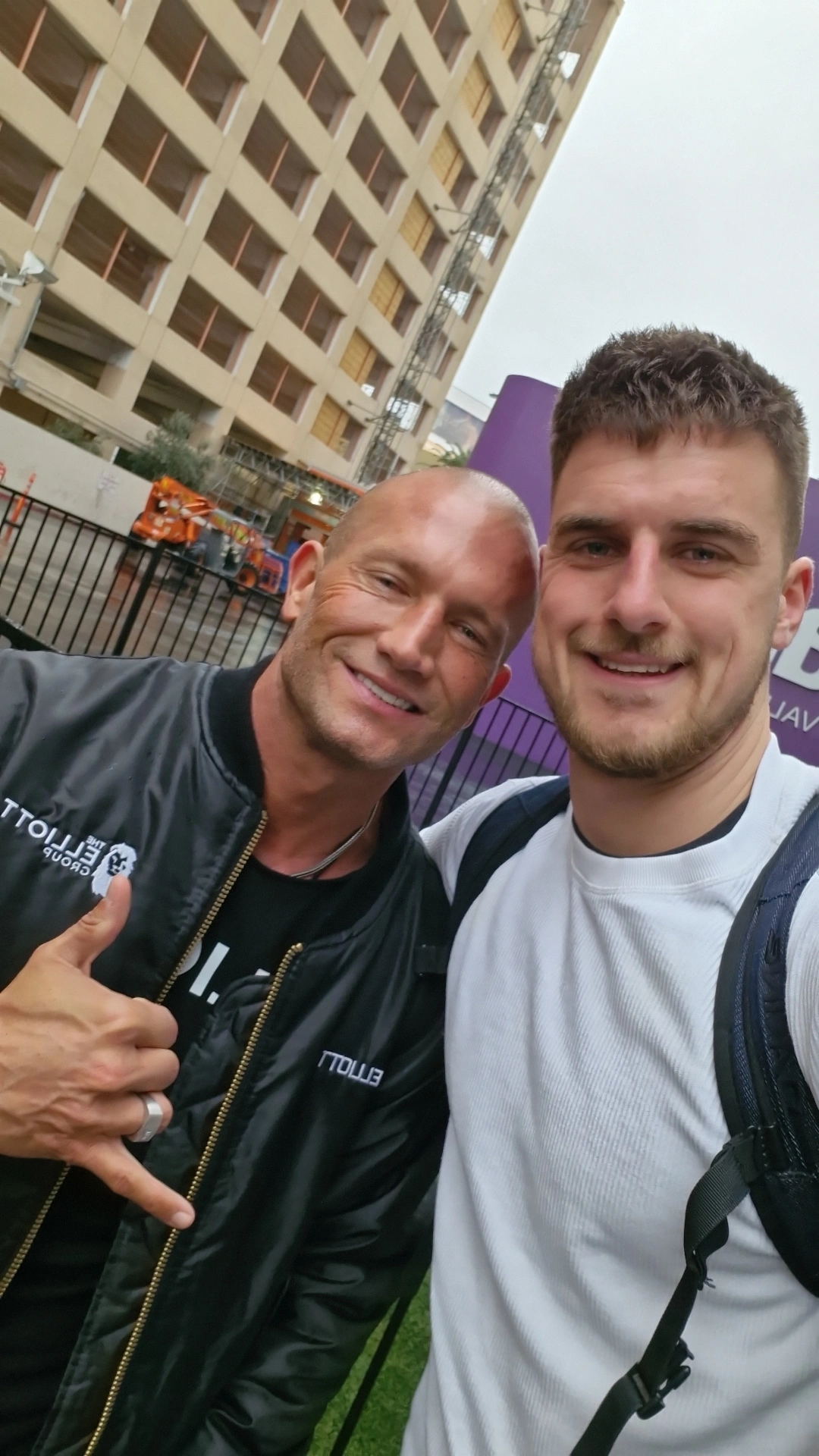 Bor Cerlini z Andyjem Elliottom