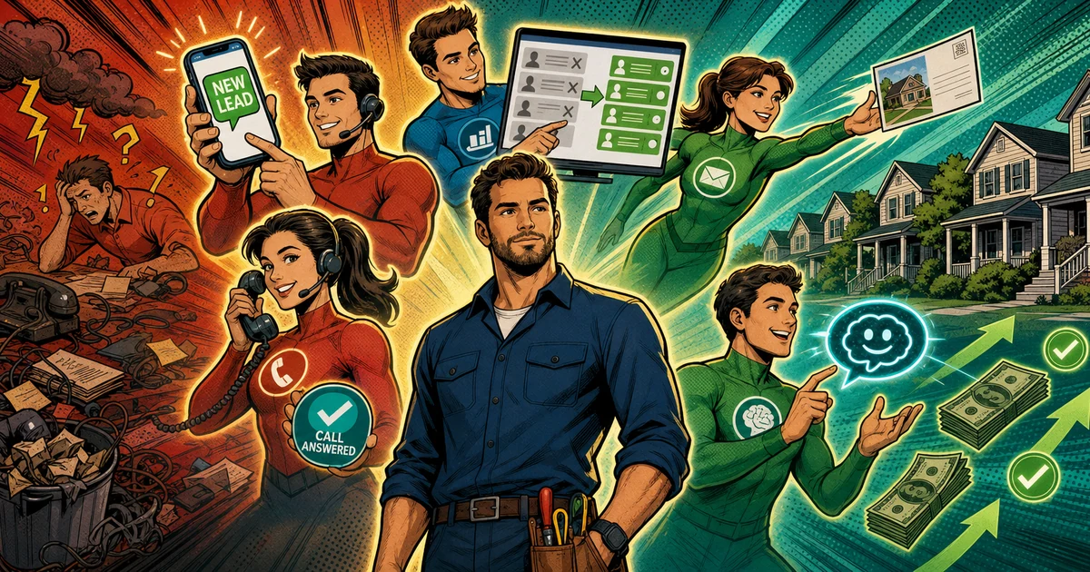 5 AI agents for home service companies hero image