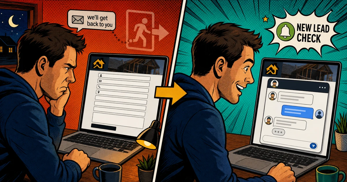 Website Chatbot for Contractors: Turn Visitors Into Real Leads
