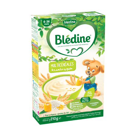 Bledina Bledine Multi-céréales, nutriments, bouillie,céréales