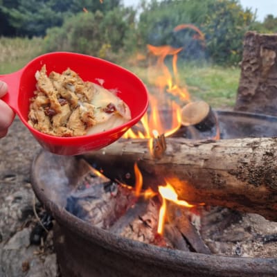 Campfire Soystripes with Potatoes