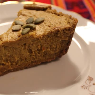 Pumpkin cheescake