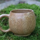 Light brown speckled mug - Image 1