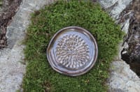 Rusty red Spoon Rest/Garlic Grater - Image 2
