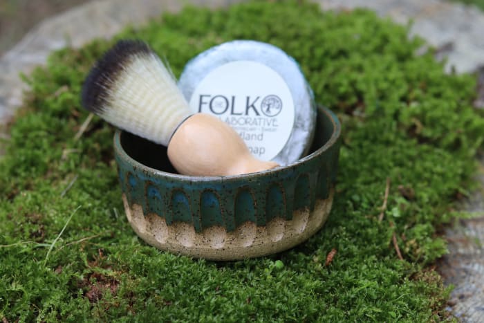 Shaving set Teal