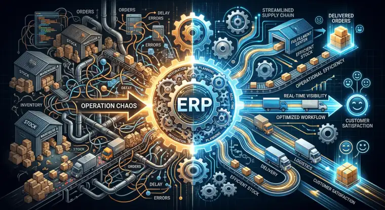 An ERP system interface