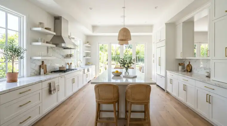 A beautifully staged living room, ready for real estate photography.