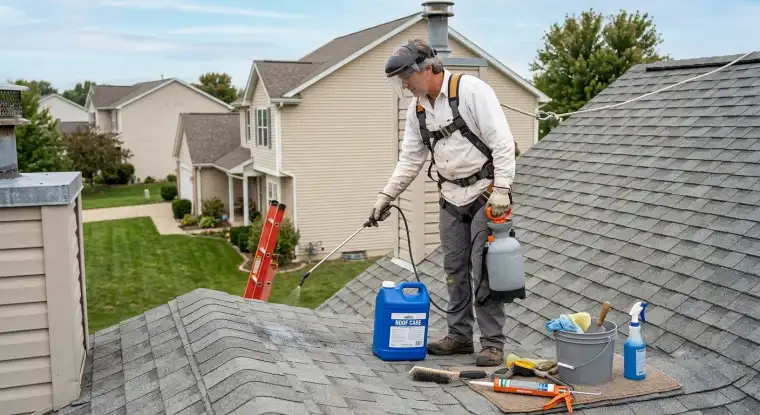 A well-maintained roof, showcasing its extended lifespan