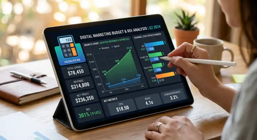 A split image with the Facebook and Google Ads logos