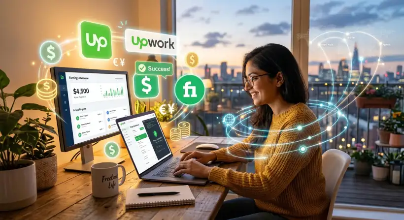 شخص يكتب على جهاز كمبيوتر محمول