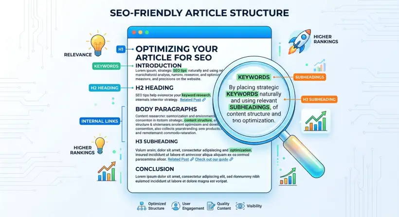مقال عن التدوين وكتابة المحتوى المتوافق مع محركات البحث