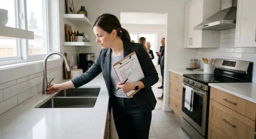 A beautifully staged house, ready for buyer tours.